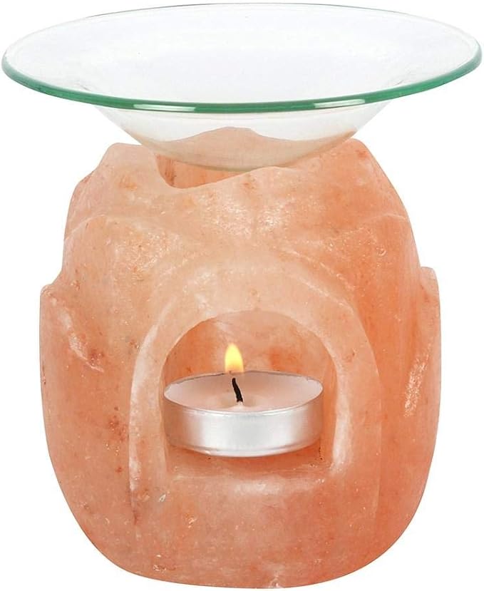 Himalayan Salt Lotus Flower Shaped Oil Burner